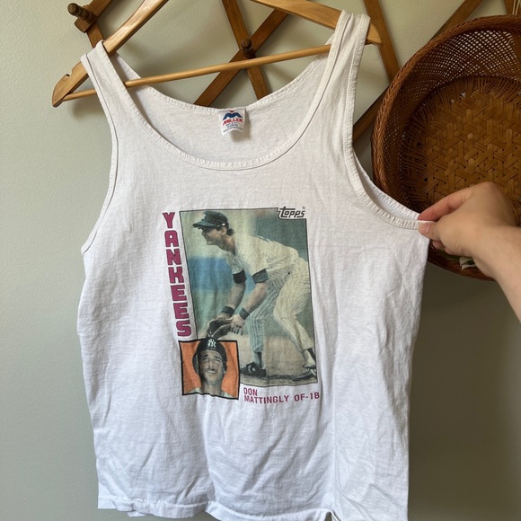 Vintage Don Mattingly Yankee’s Baseball Tank Top - Picture 1 of 3